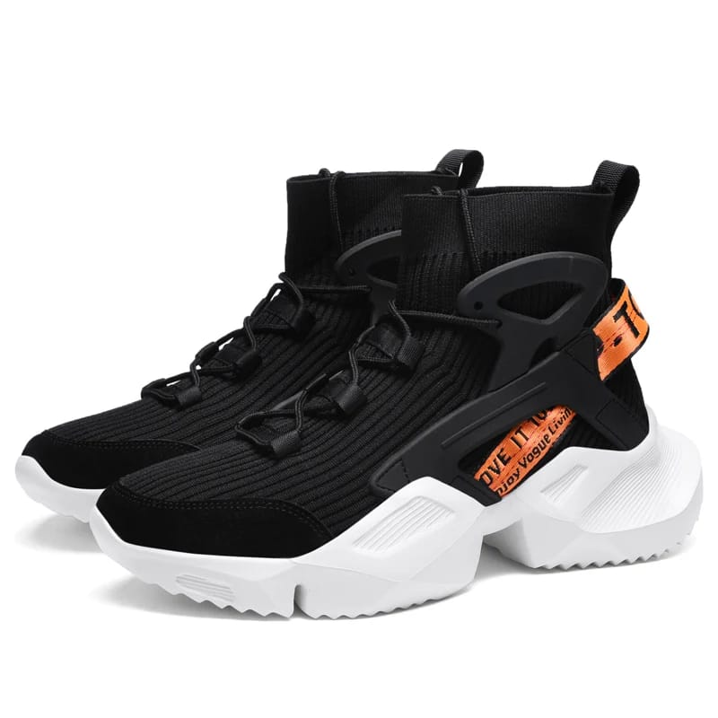 Zapatillas De Hombre Con Plataforma Transpirables Y Amortiguación - Clear